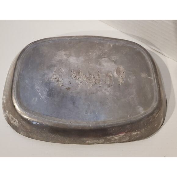 Aluminum Bread Tray, Give Us This Day Our Daily Bread 8.75 Inches Long - Picture 5 of 8